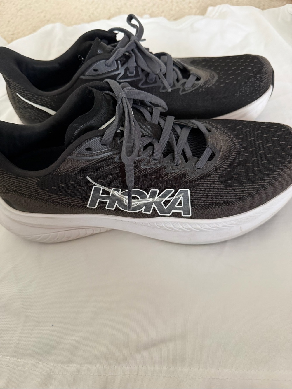 Hoka Women’s Black Running Shoes - Lightweight Cushioning Size 10B